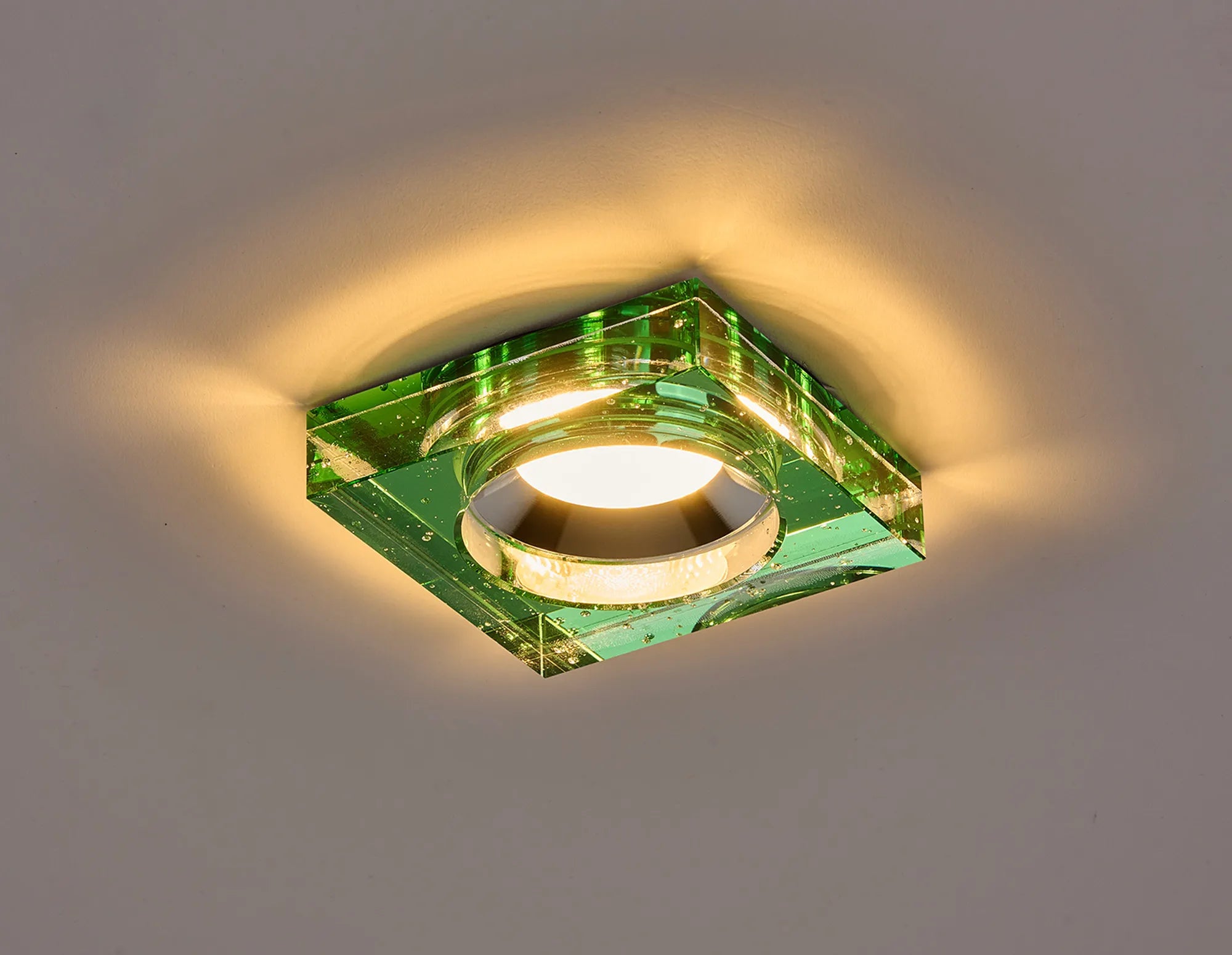 Zarya 8W IP65 Crystal Bubble Fire-Rated Downlight - Square