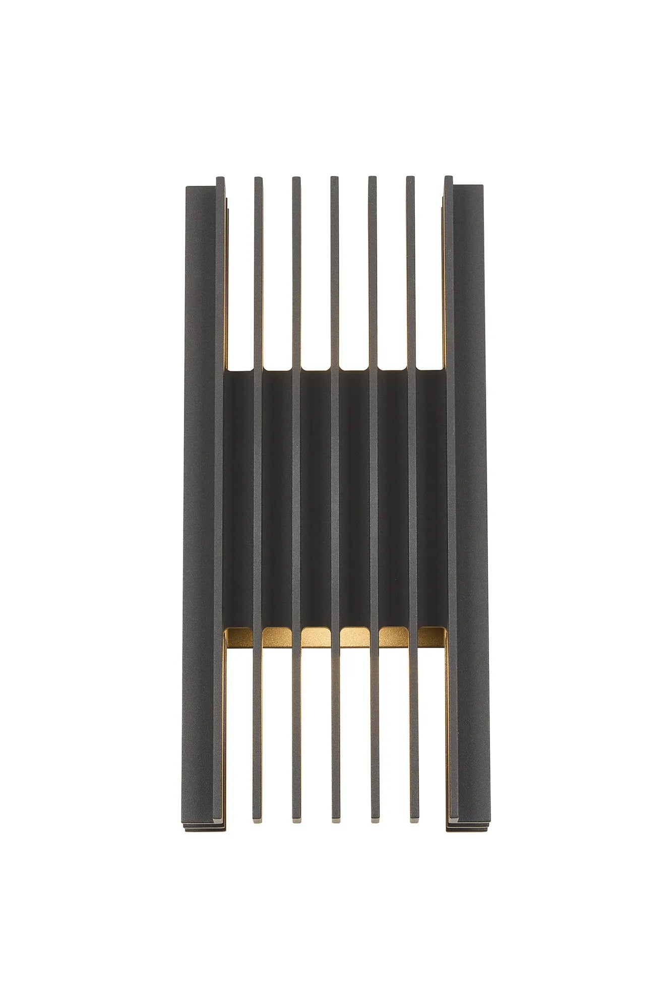 Sorin IP65 LED Spoke Design Up/Down Light - Black/Brown