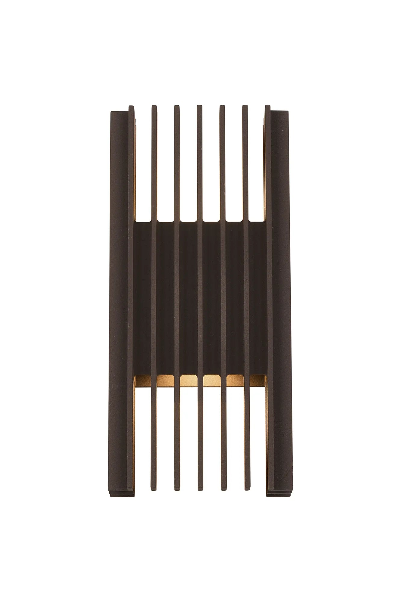 Sorin IP65 LED Spoke Design Up/Down Light - Black/Brown