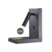 Zanzibar Wireless Charger Reading Light - Black/White
