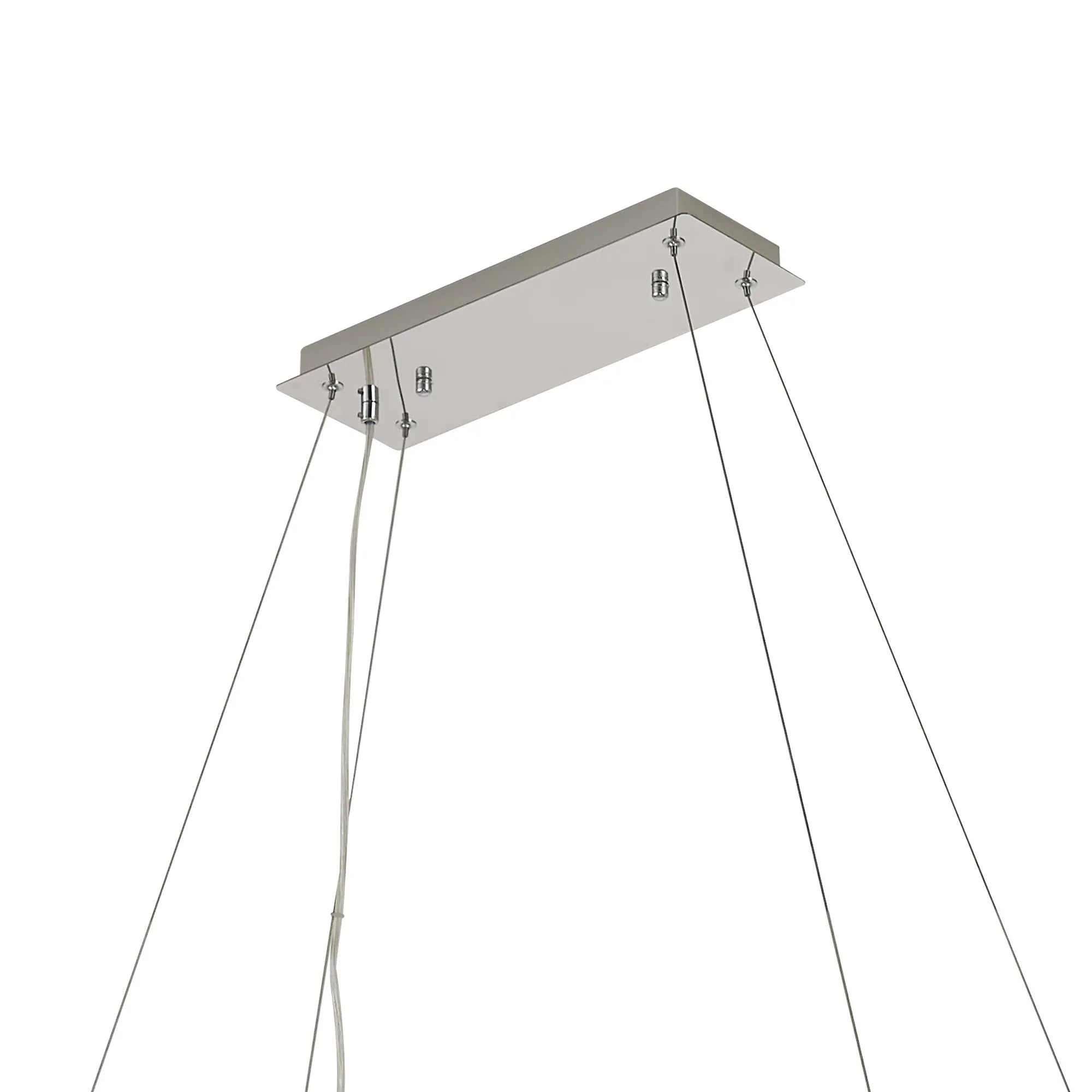 Ashby Rectangular Pendant Chandelier, 12/14 Light E14- Polished Chrome/ Gold Finishes