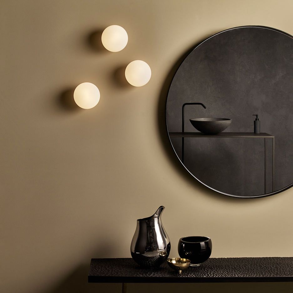 Zeppo Wall Matt Black/Polished Chrome - Finish