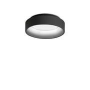 Ziggy Flush LED Ceiling Light - White/Black Finish - Cusack Lighting