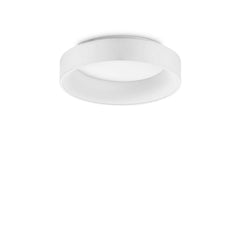 Ziggy Flush LED Ceiling Light - White/Black Finish - Cusack Lighting