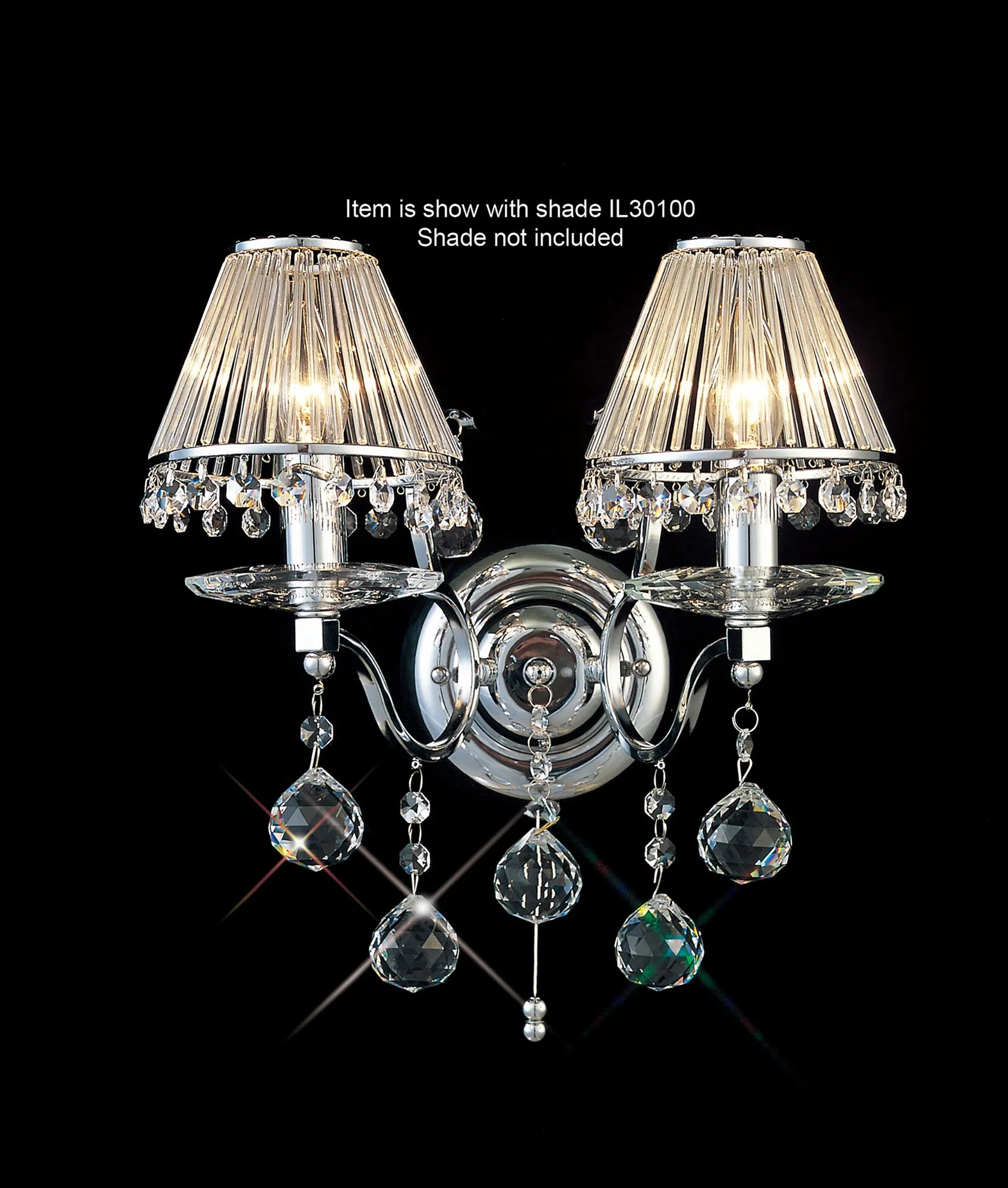 Zinta 1/2Lt Wall Lamp E14 Switched- Various Finishes