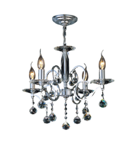 Zinta 4/6/8Lt Crystal Chandelier - Various Colours