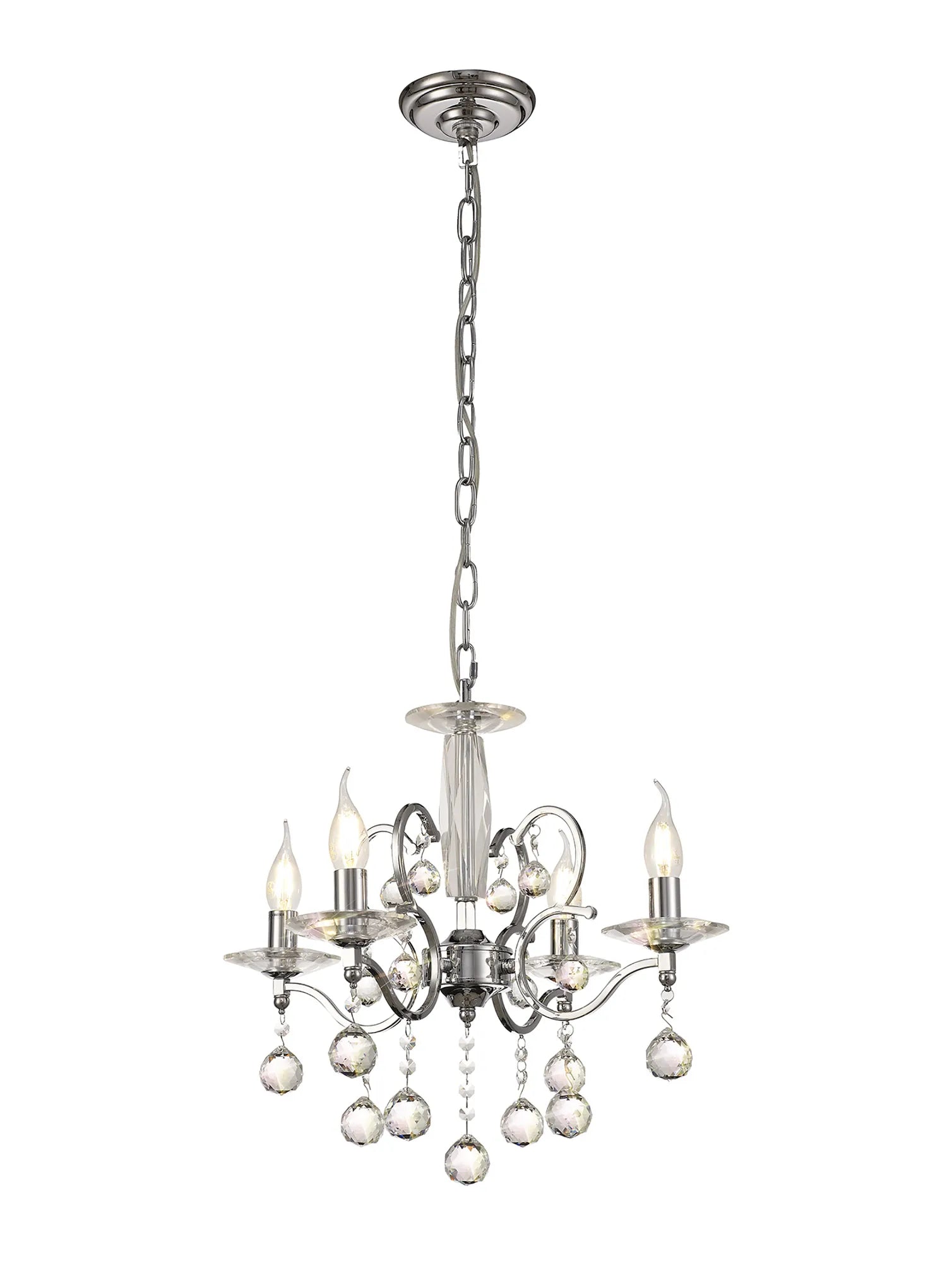 Zinta 4/6 Light Pendant E14- Various Finishes