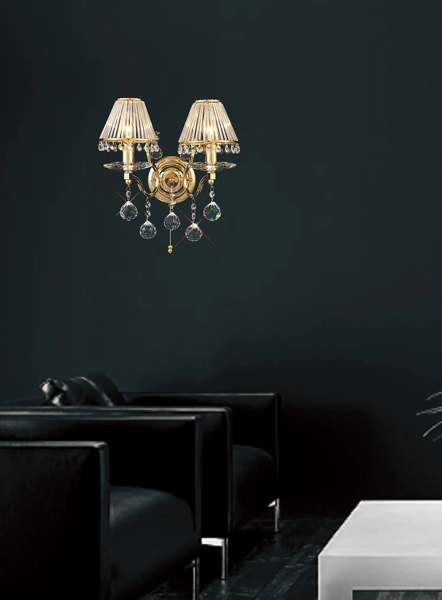 Zinta 1/2Lt Wall Lamp E14 Switched- Various Finishes