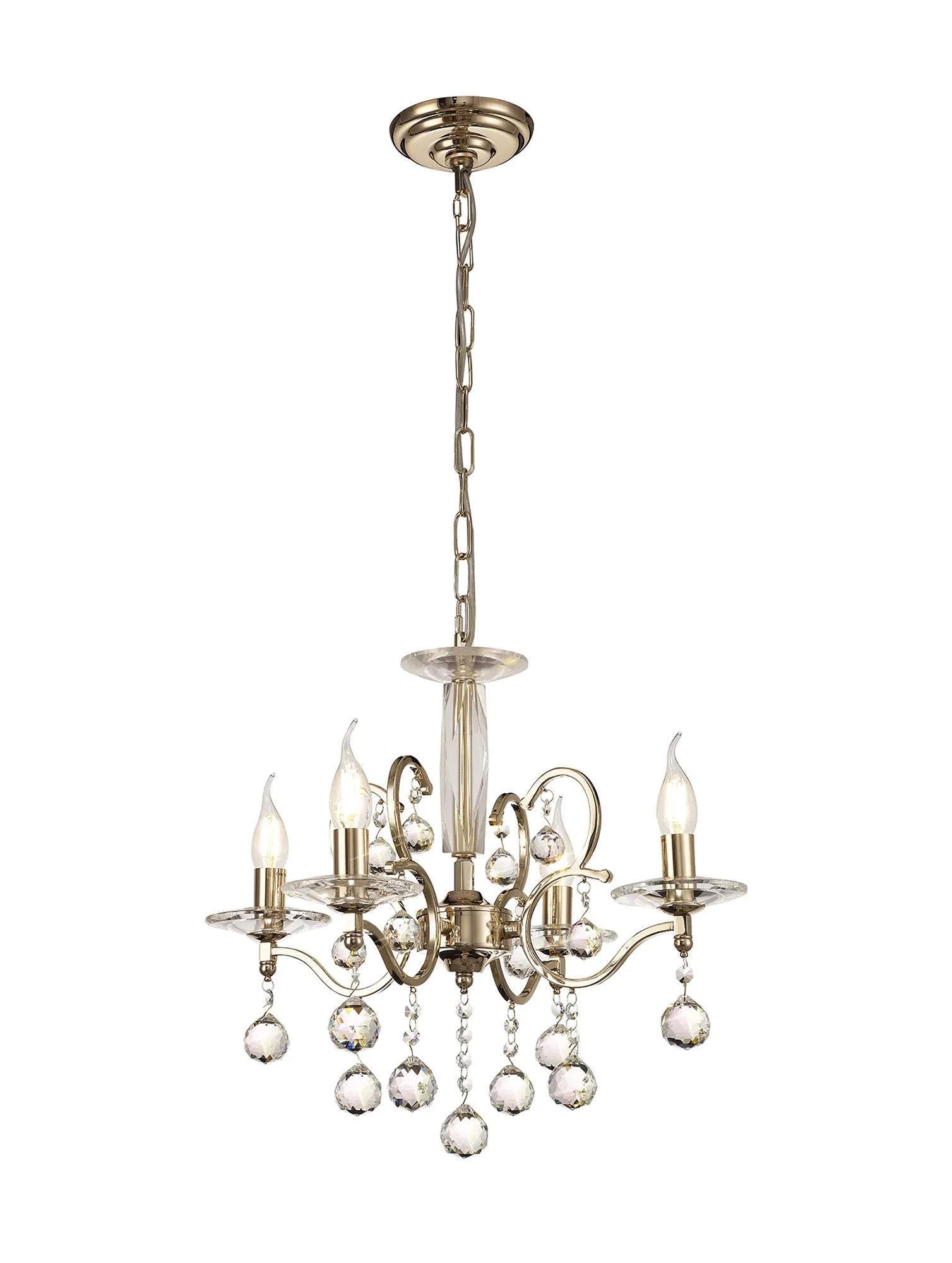 Zinta 4/6 Light Pendant E14- Various Finishes