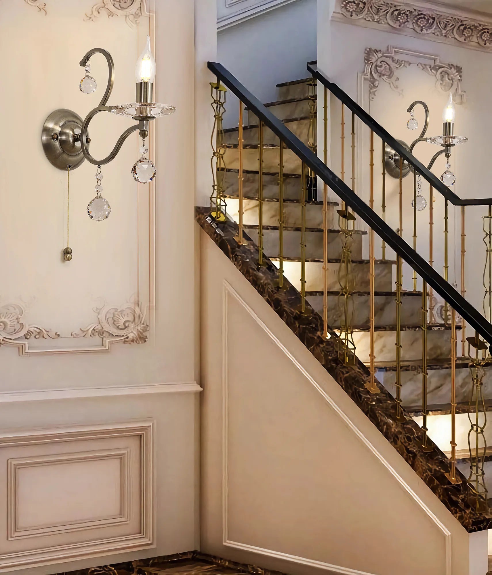 Zinta 1/2Lt Wall Lamp E14 Switched- Various Finishes