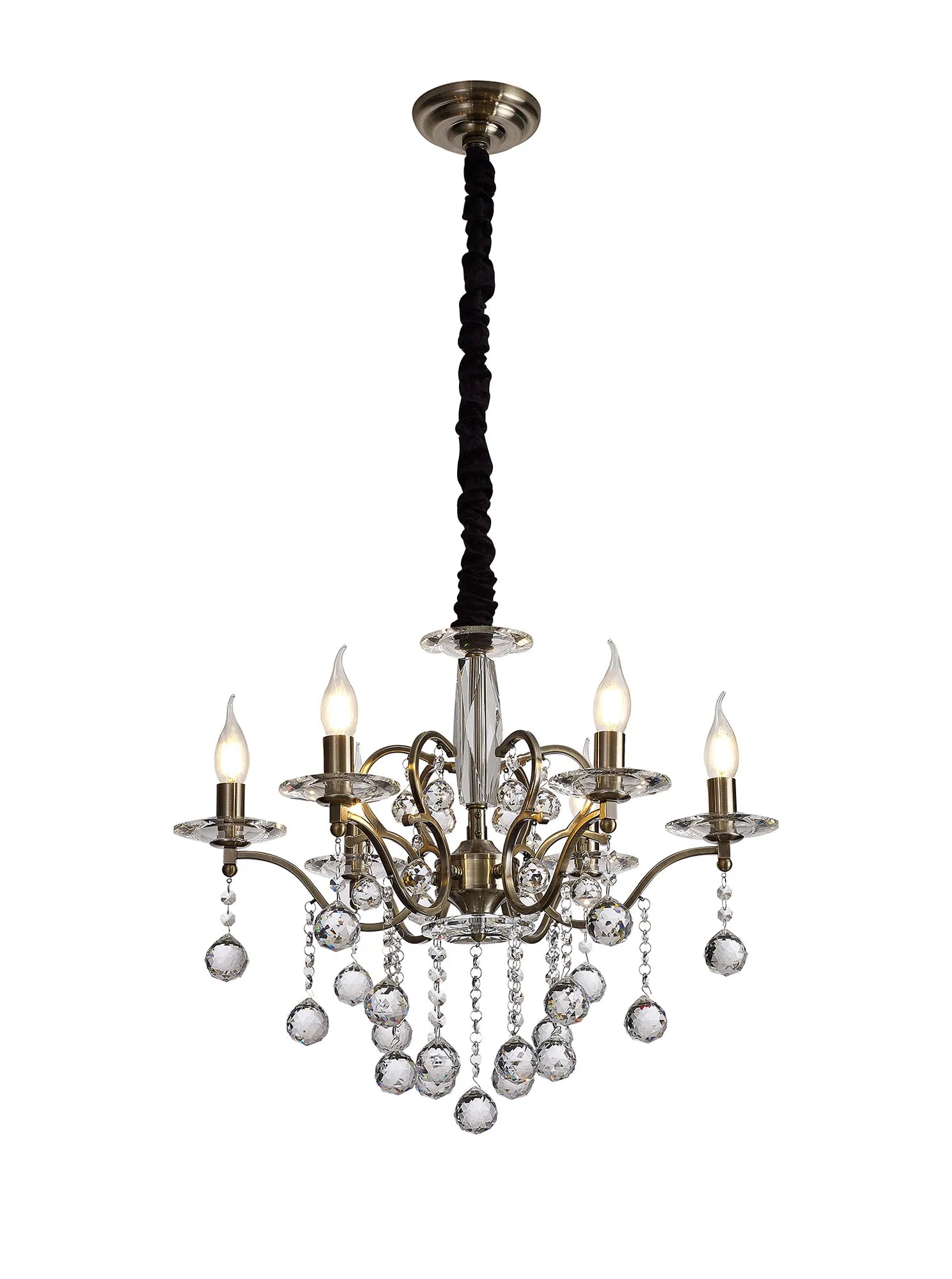 Zinta 4/6 Light Pendant E14- Various Finishes