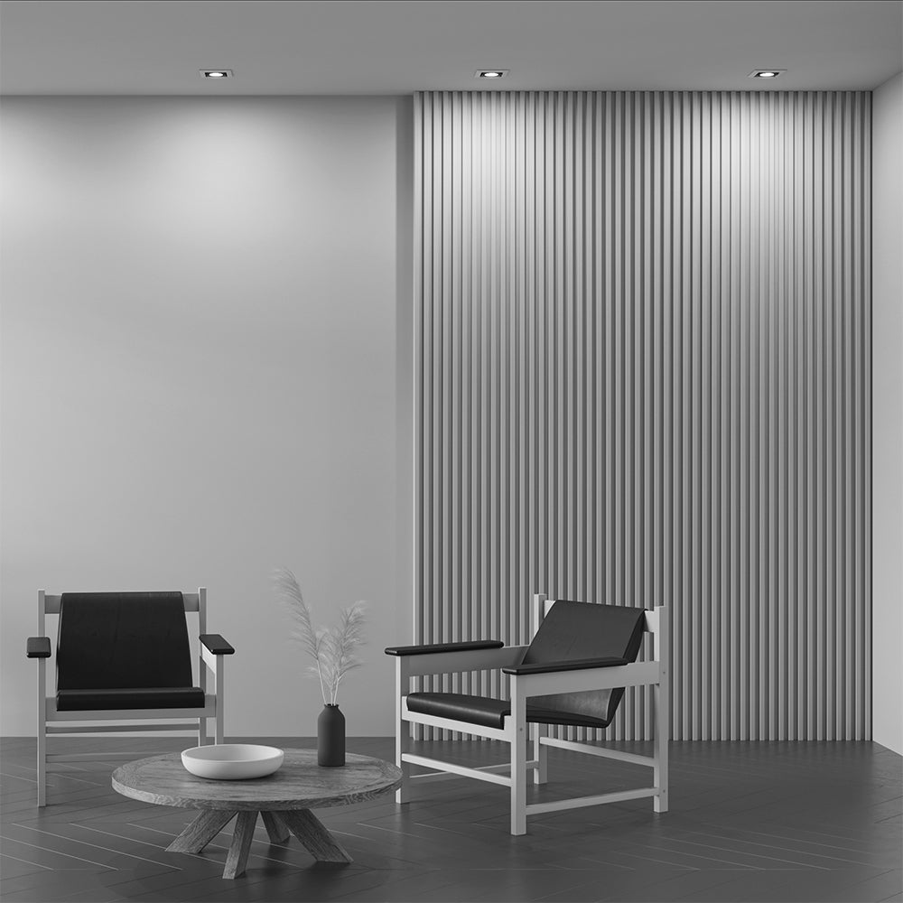 Metal Modern Recessed Light- Black/ White Finish