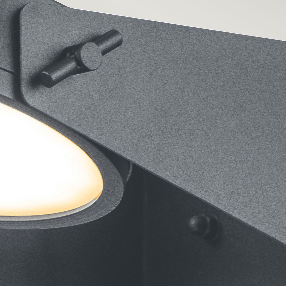 Zola LED Wall Lantern - Grey Integrated LED IP44