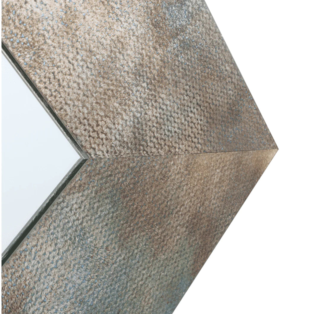 Zuri Rectangular Mirror - Gold Finish