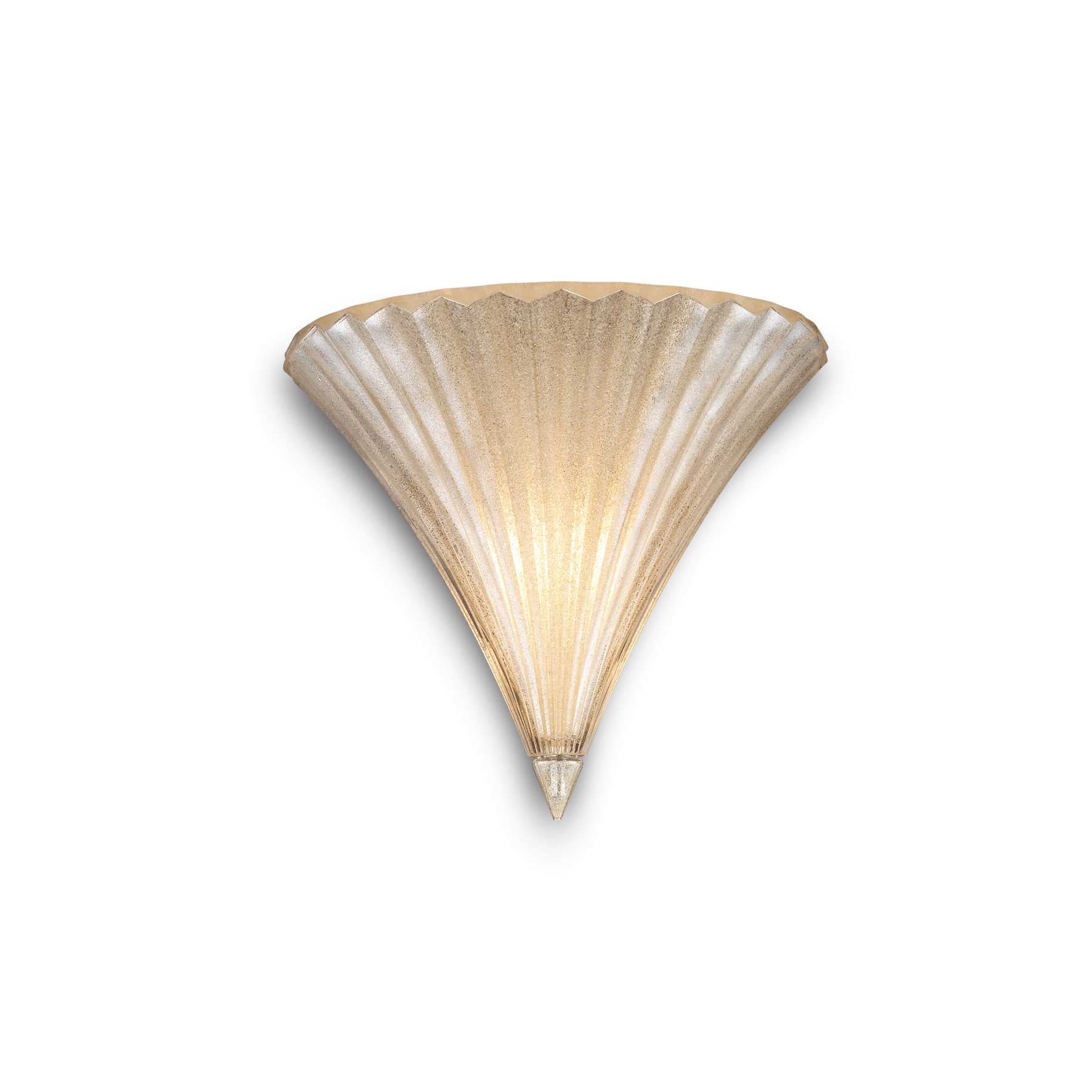 Santa Wall Light - Gold/Clear Finish - Cusack Lighting