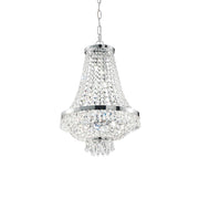 Caesar Chandelier 6/9/12Lt - Chrome/Gold Finish - Cusack Lighting