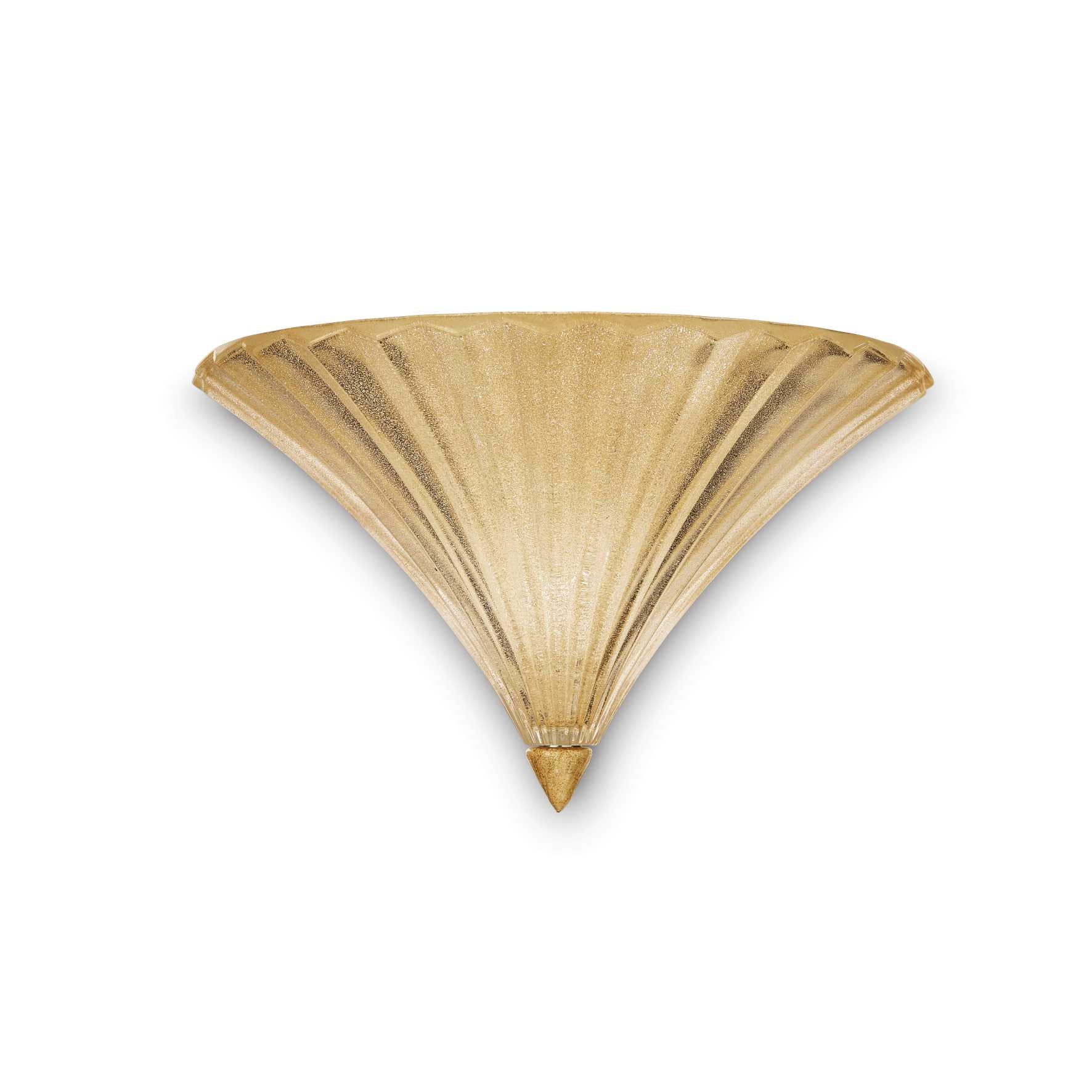 Santa Wall Light - Gold/Clear Finish - Cusack Lighting