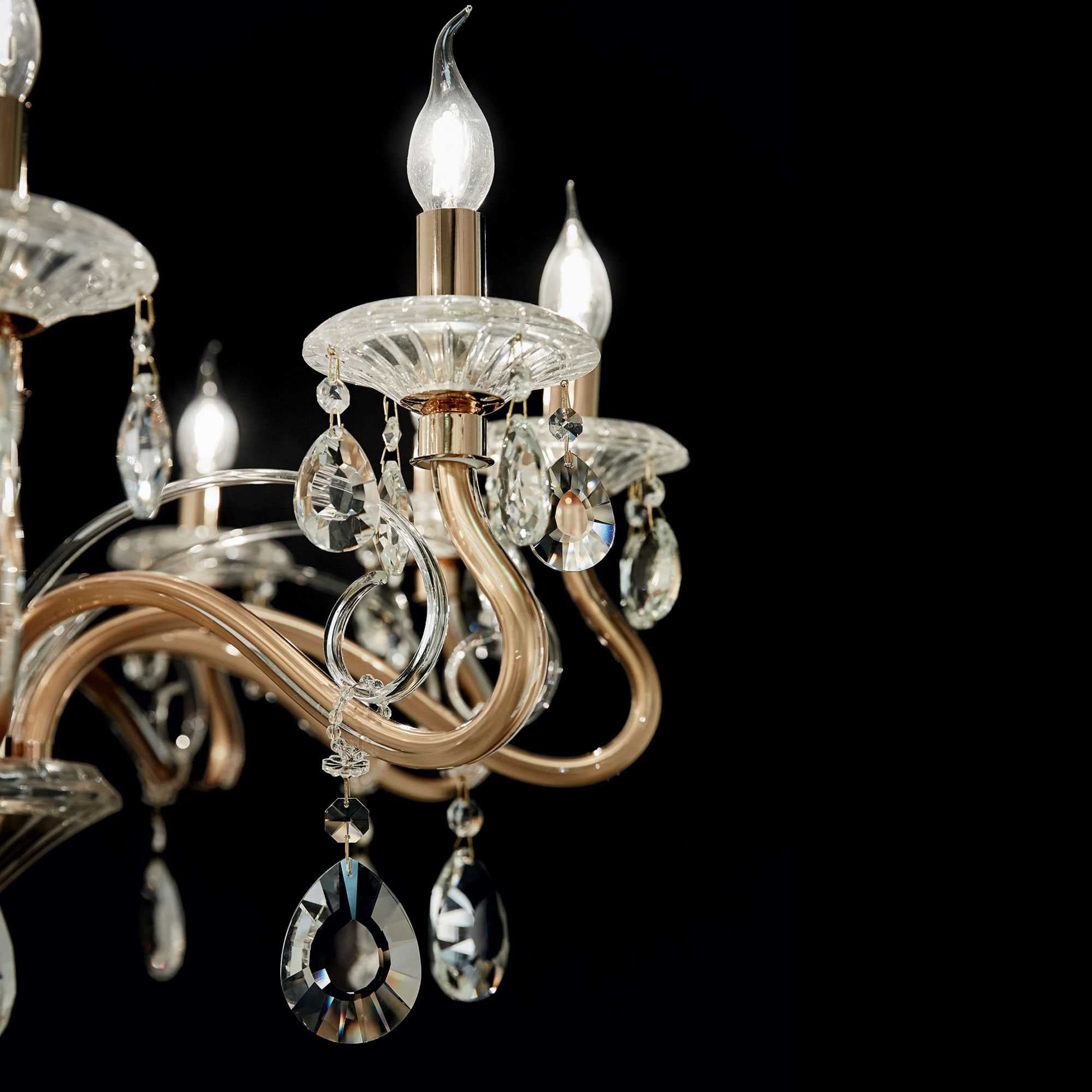 Negresco Crystal Centre Ceiling Light - Cusack Lighting