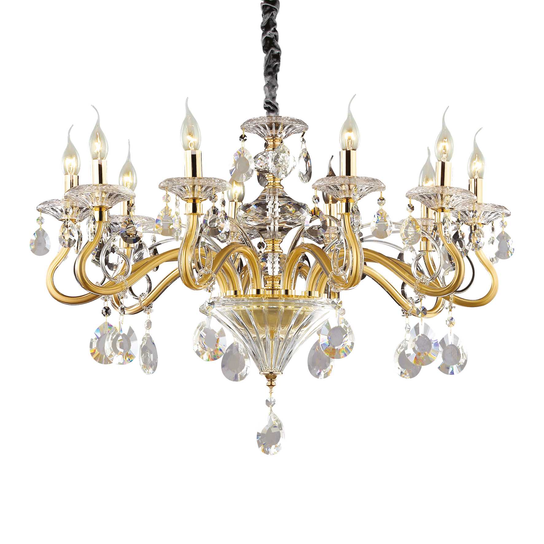 Negresco Crystal Centre Ceiling Light - Cusack Lighting