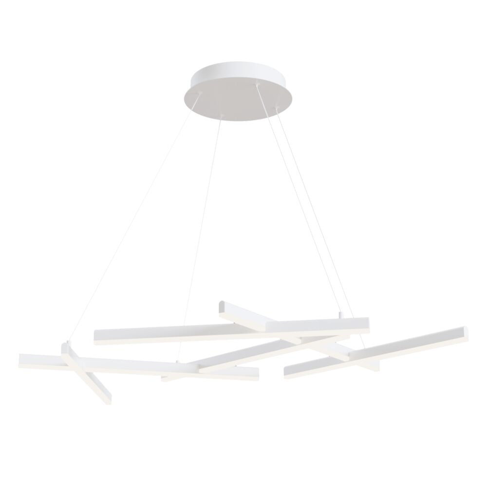 Maytoni Line Pendant Lamp - Black / White / Gold - Cusack Lighting