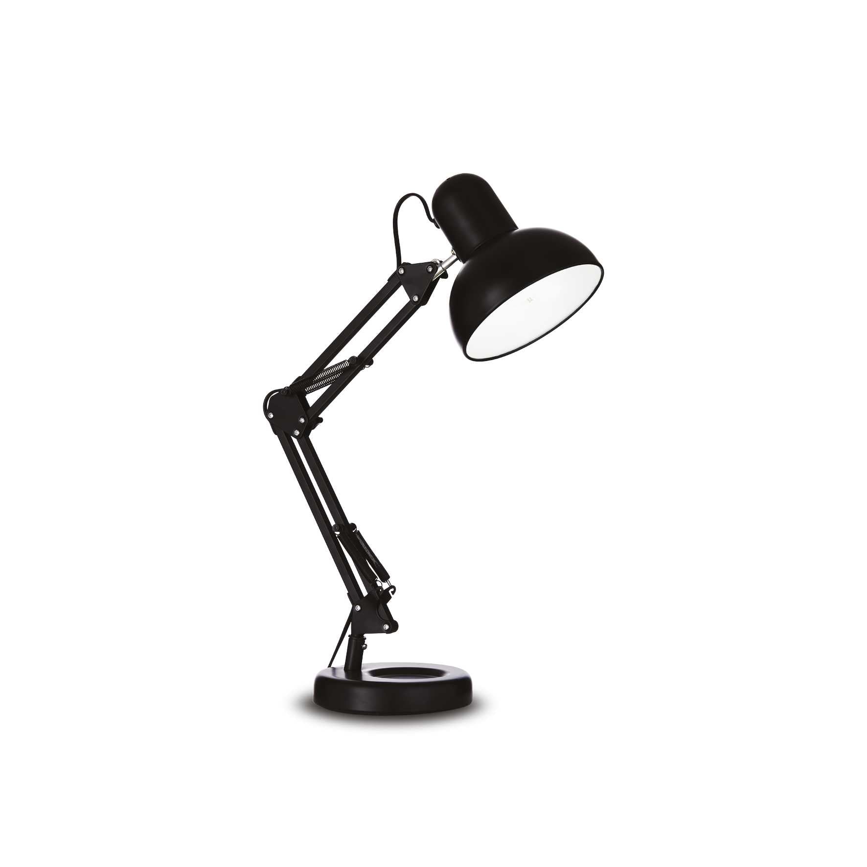 KELLY Table Lamp - White/Black Finish - Cusack Lighting