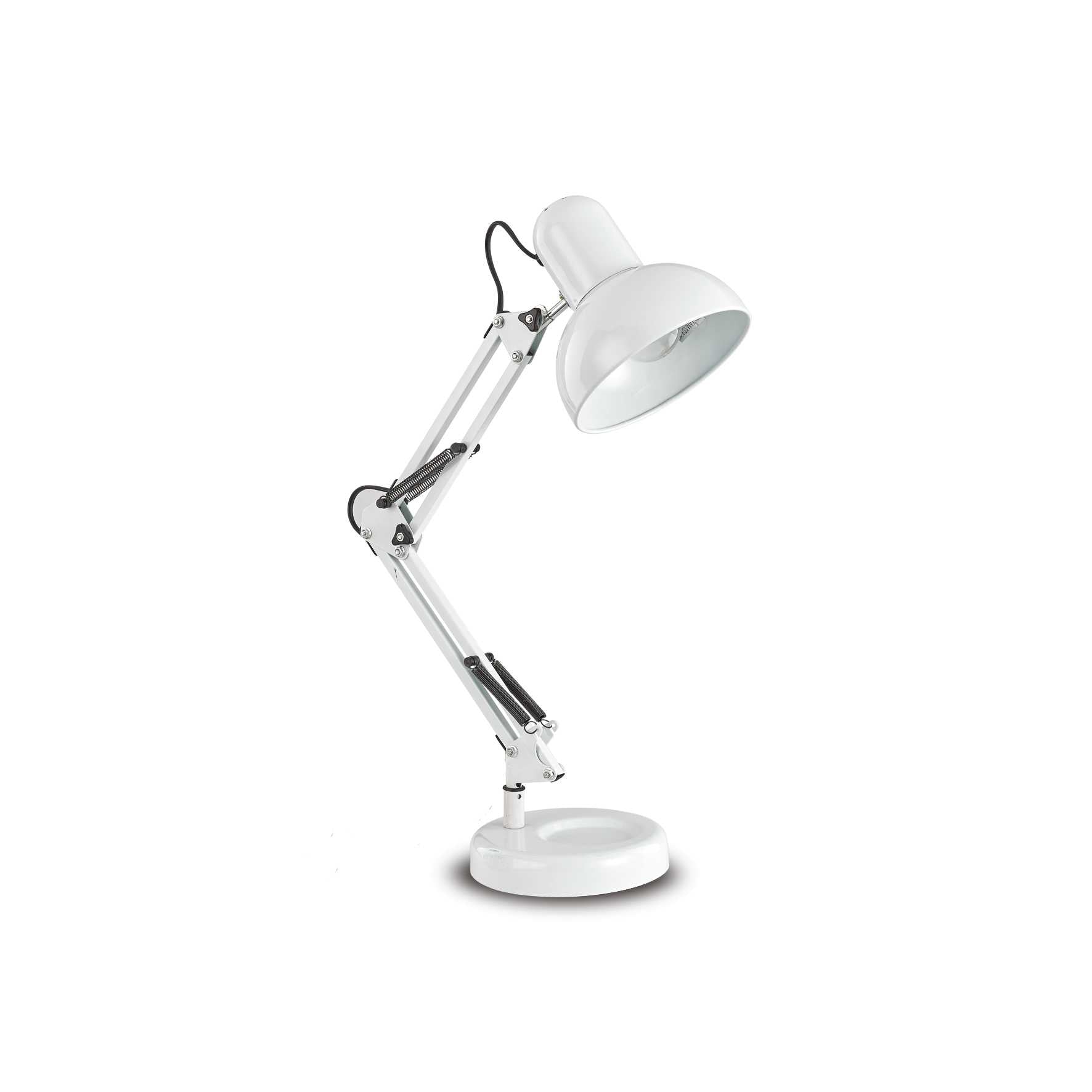 KELLY Table Lamp - White/Black Finish - Cusack Lighting