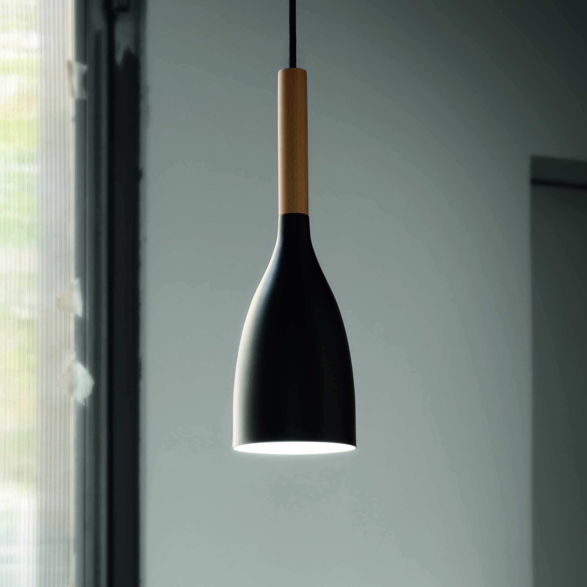 Manhattan Pendant - White/Black Finish - Cusack Lighting