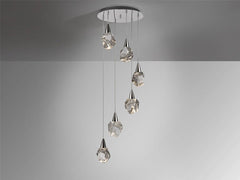 Aquaria· Lamp 6 L, Matt Gold, Chrome