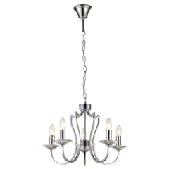 Riga Chrome Finish 5/3lt Center Ceiling Light 