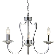 Riga Chrome Finish 5/3lt Center Ceiling Light 