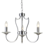 Riga Chrome Finish 5/3lt Center Ceiling Light 