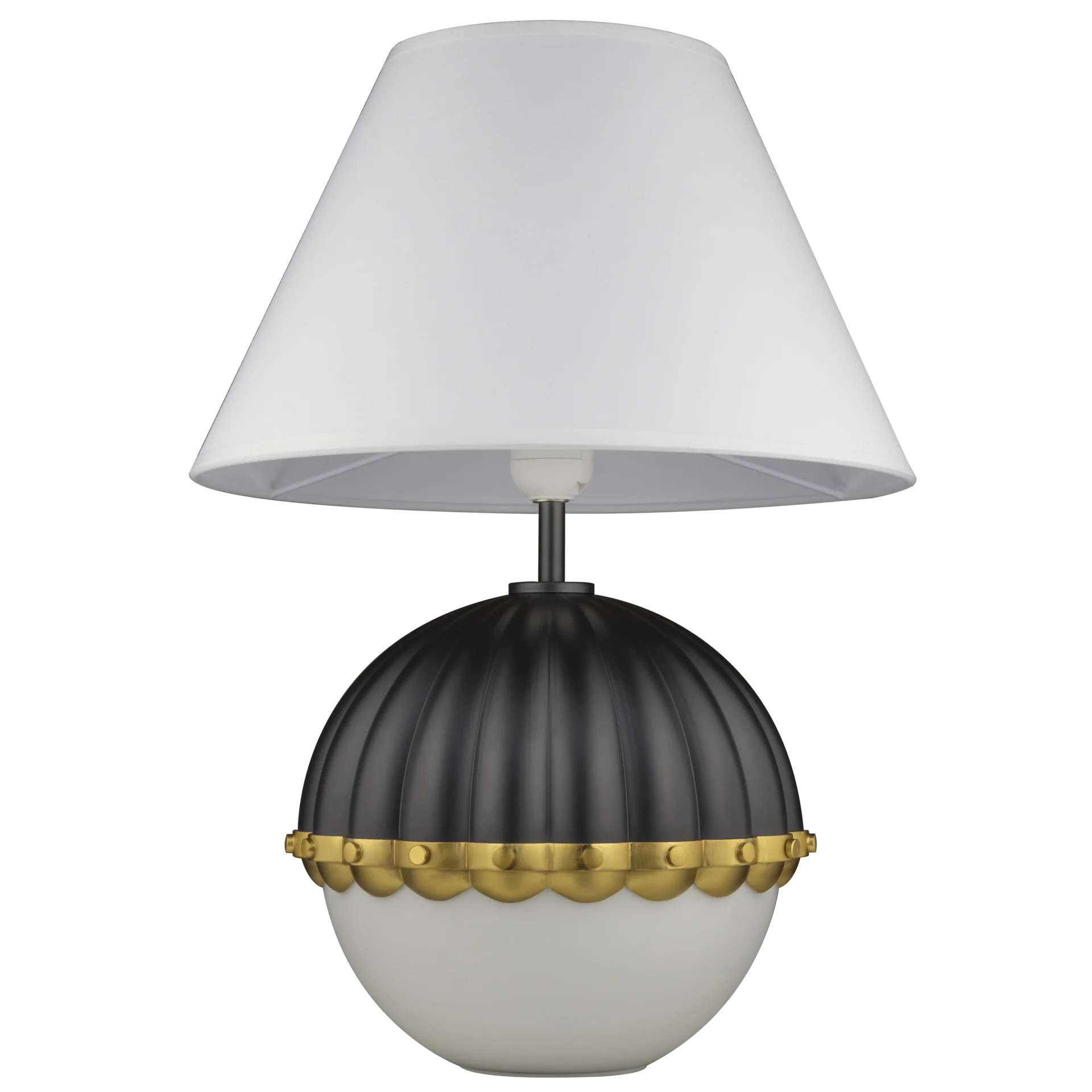 Pralines Brass/Black-Finish Table lamp