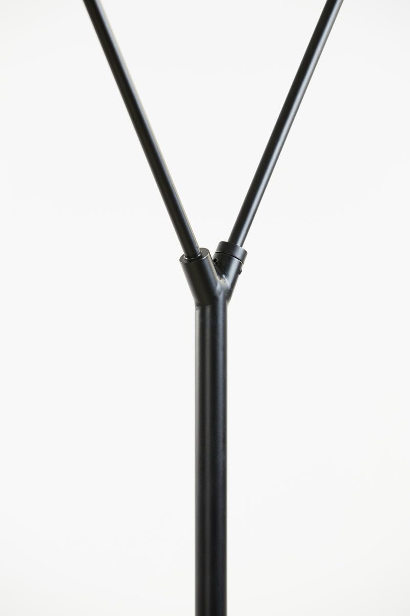 Orion 2Lt Floor Lamp - Matt Black Finish