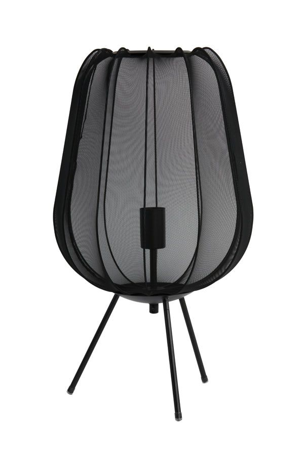 Plumeria Table Lamp Large - Black Finish