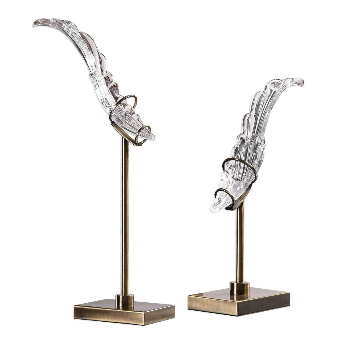 Wings (Set of 2) - Antique Bronze Finish