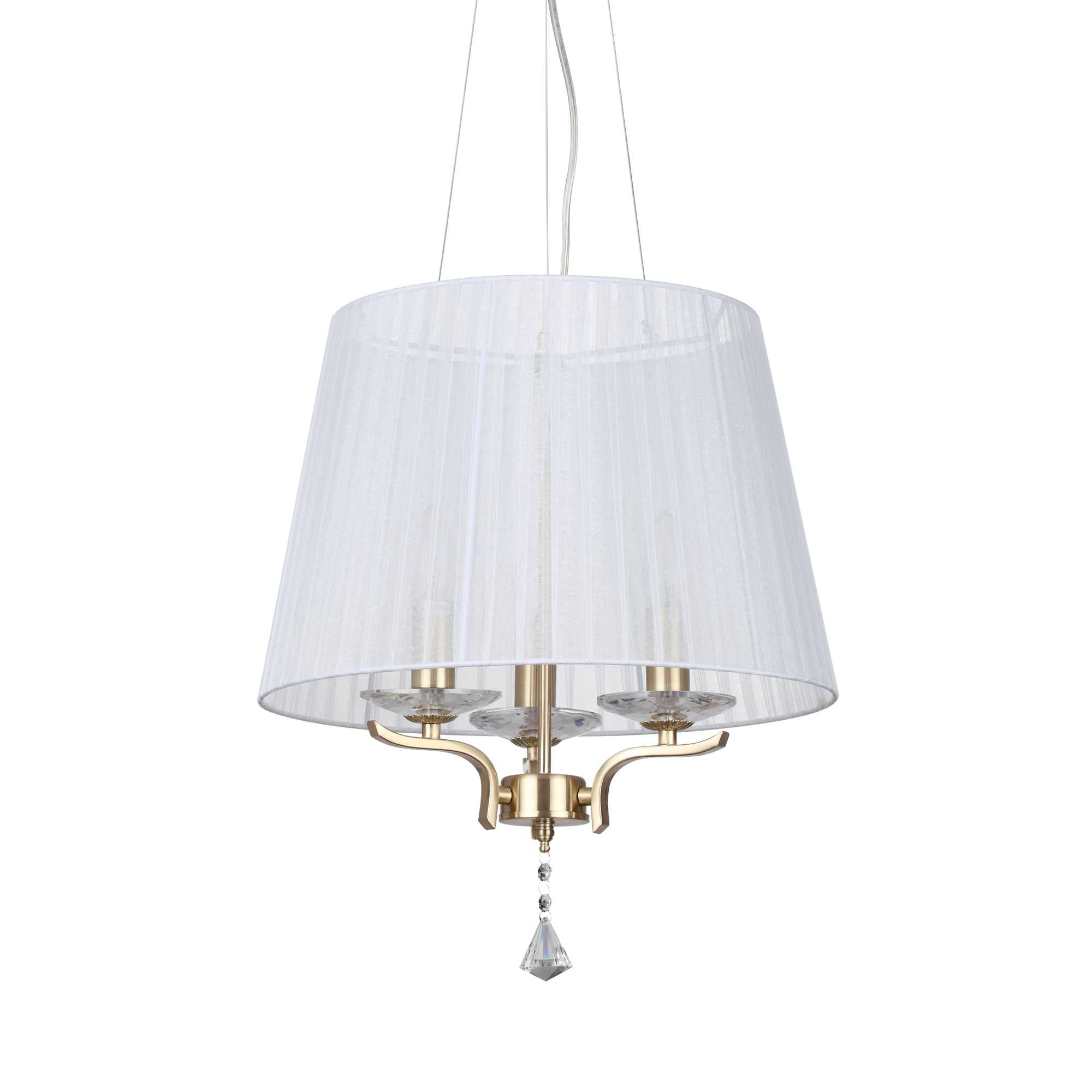 Pegaso Hanging Shade Light - Brass/Chrome Finish - Cusack Lighting