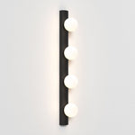 Cabaret Matt Black Wall Light