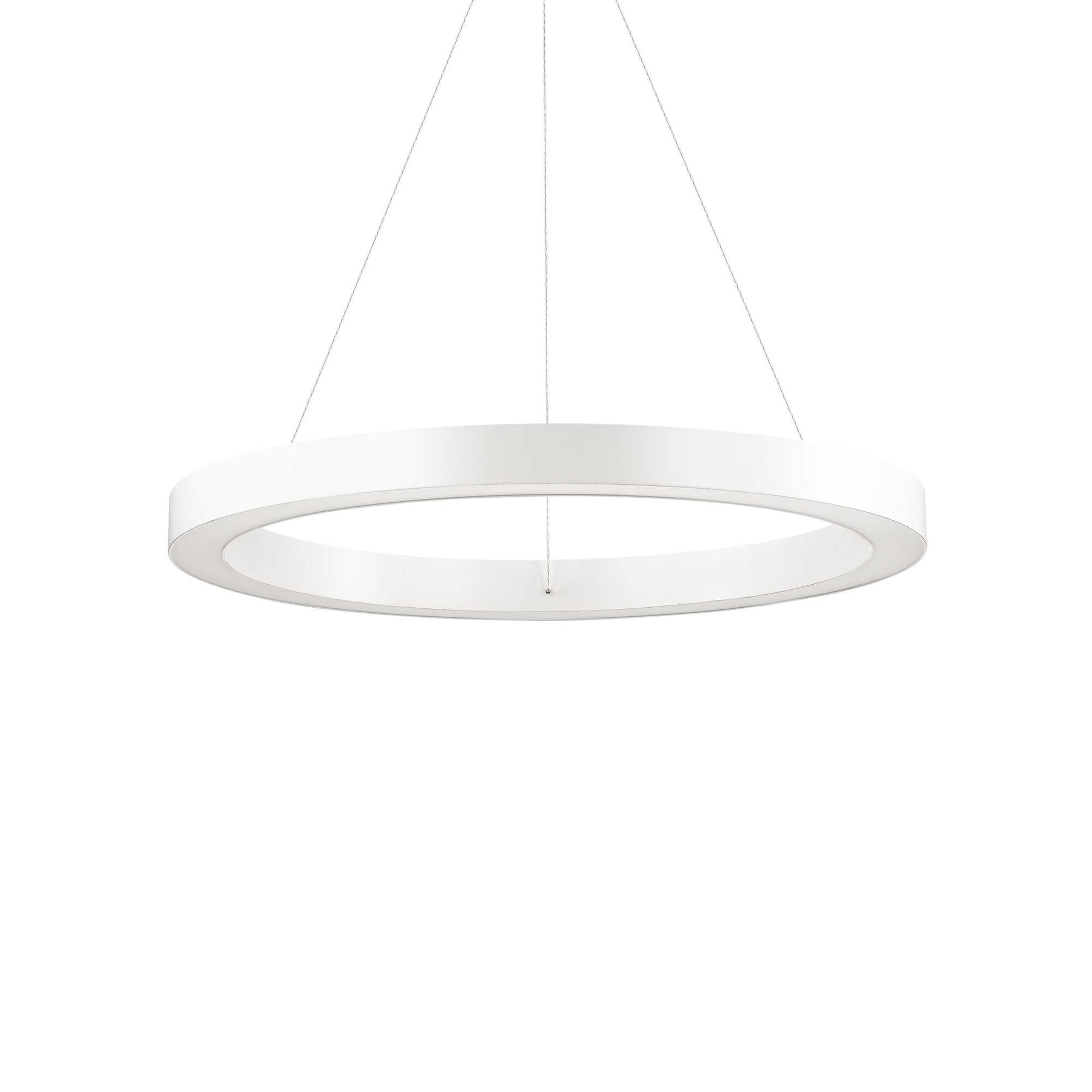 Oracle LED Ceiling Light - Black/White Finish - Cusack Lighting