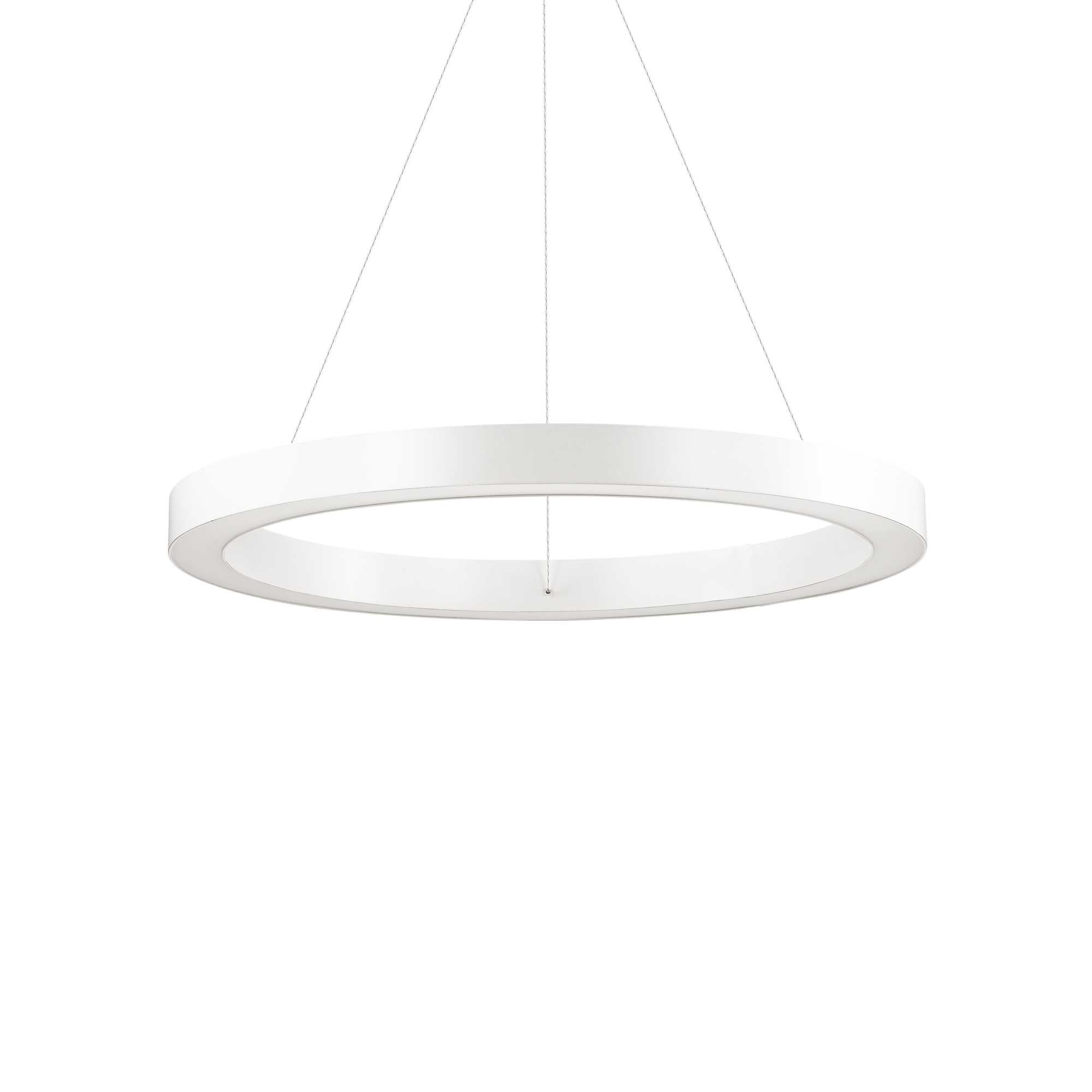Oracle LED Ceiling Light - Black/White Finish - Cusack Lighting