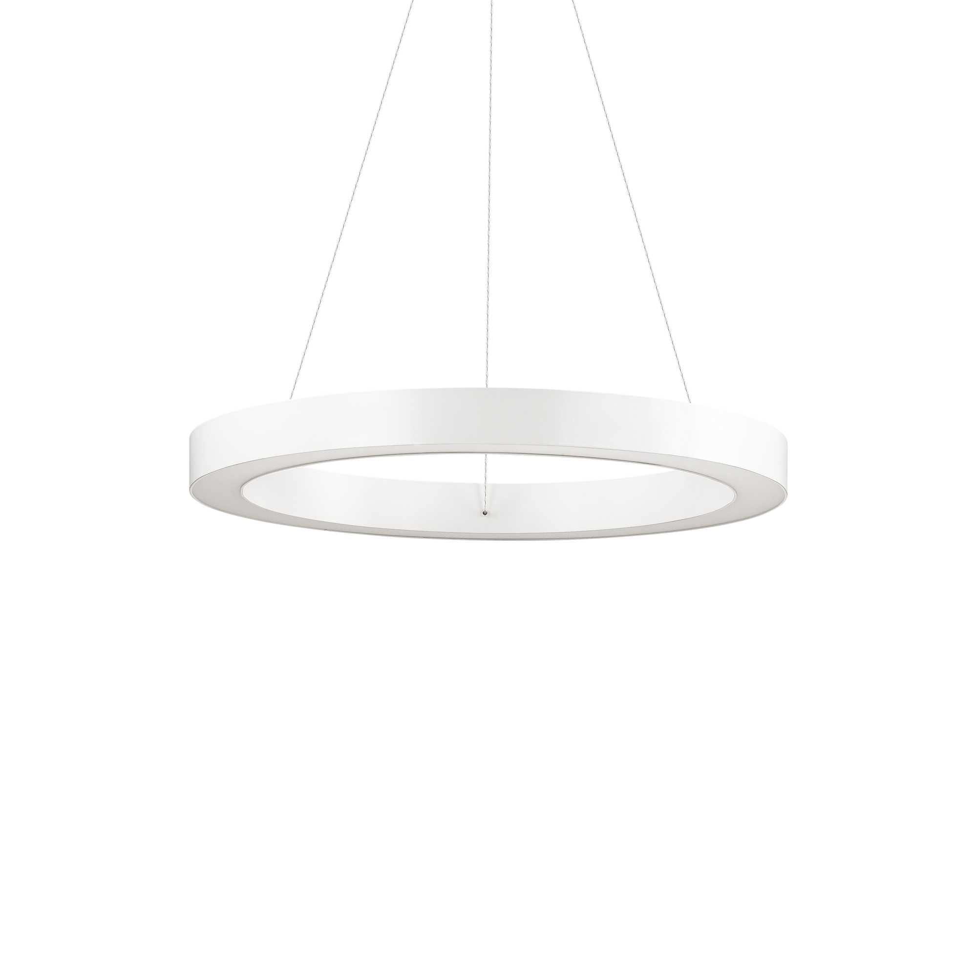 Oracle LED Ceiling Light - Black/White Finish - Cusack Lighting