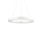 Oracle LED Ceiling Light - Black/White Finish - Cusack Lighting