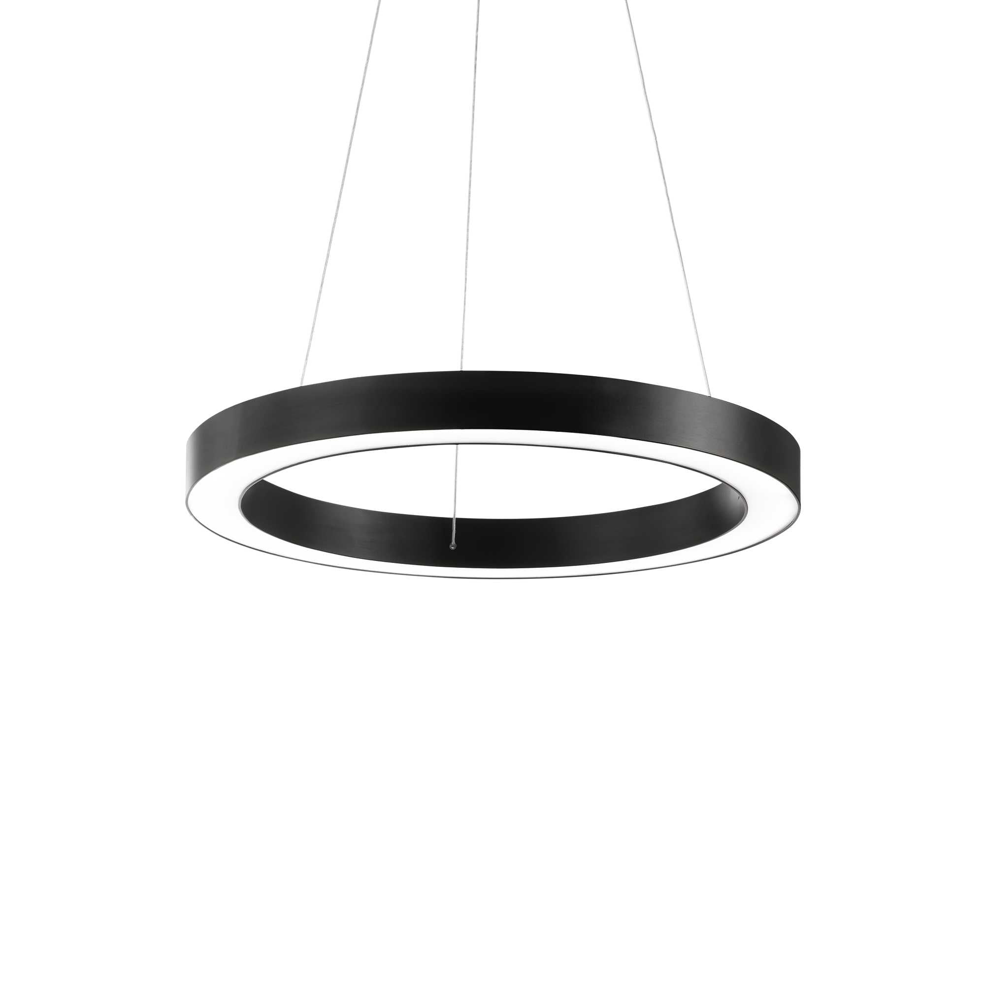 Oracle LED Ceiling Light - Black/White Finish - Cusack Lighting