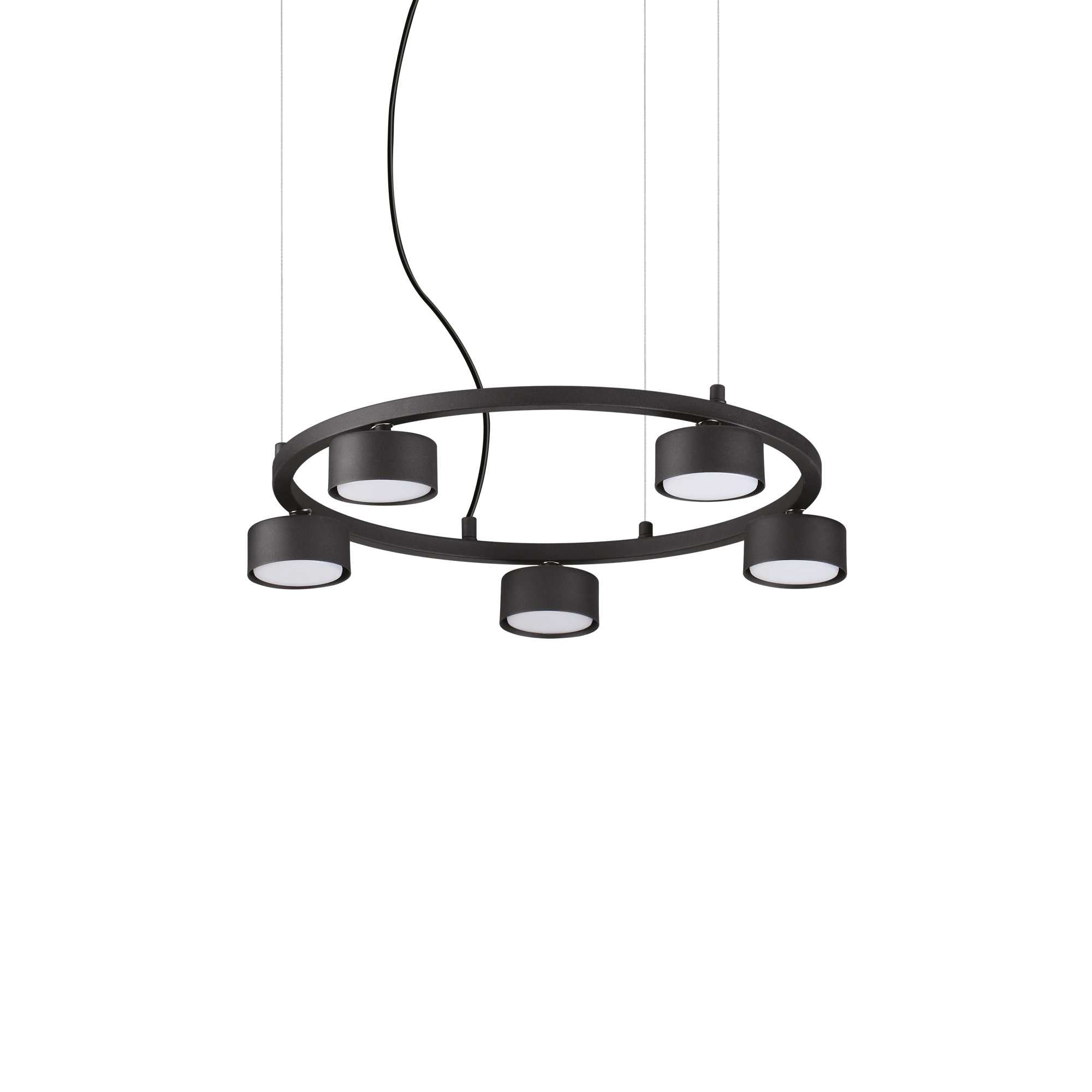 Minor LED Centre Ceiling Light - Black Finish - Cusack Lighting