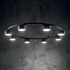Minor LED Centre Ceiling Light - Black Finish - Cusack Lighting