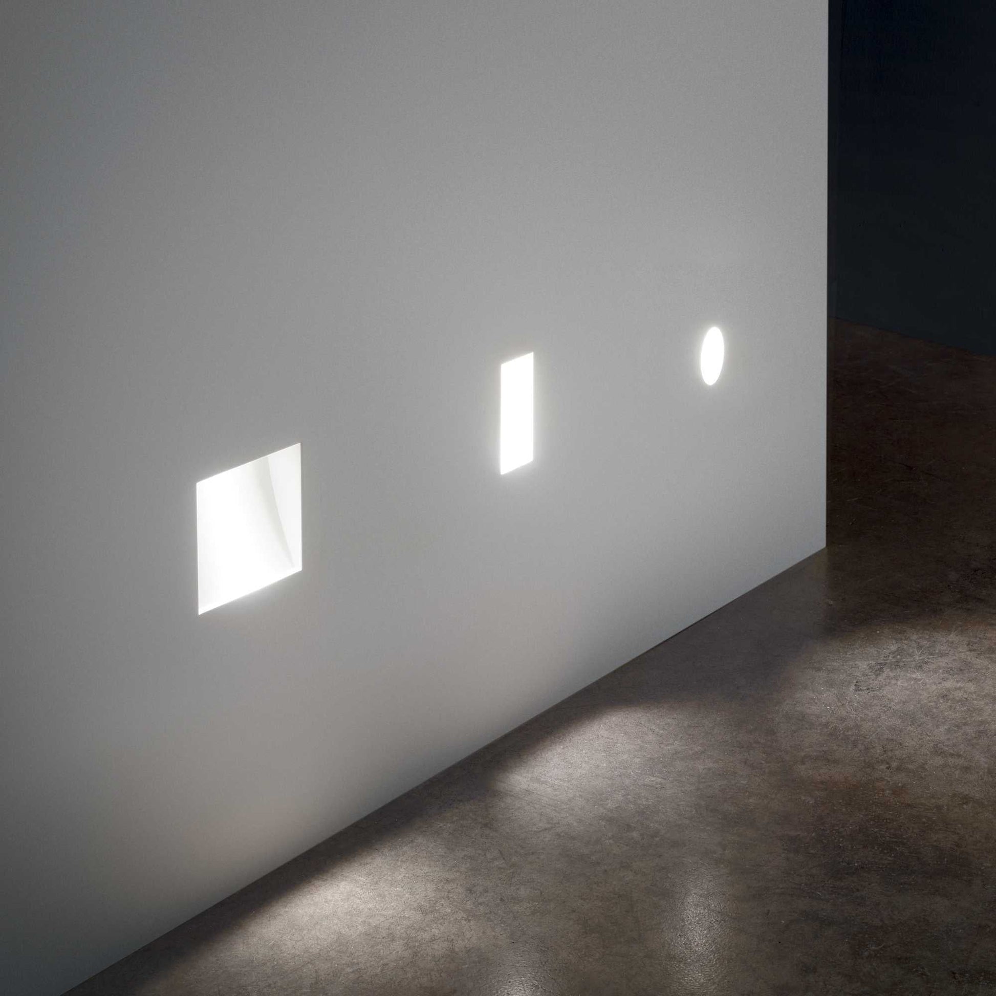 Walky Recessed Wall Light - White Finish - Cusack Lighting
