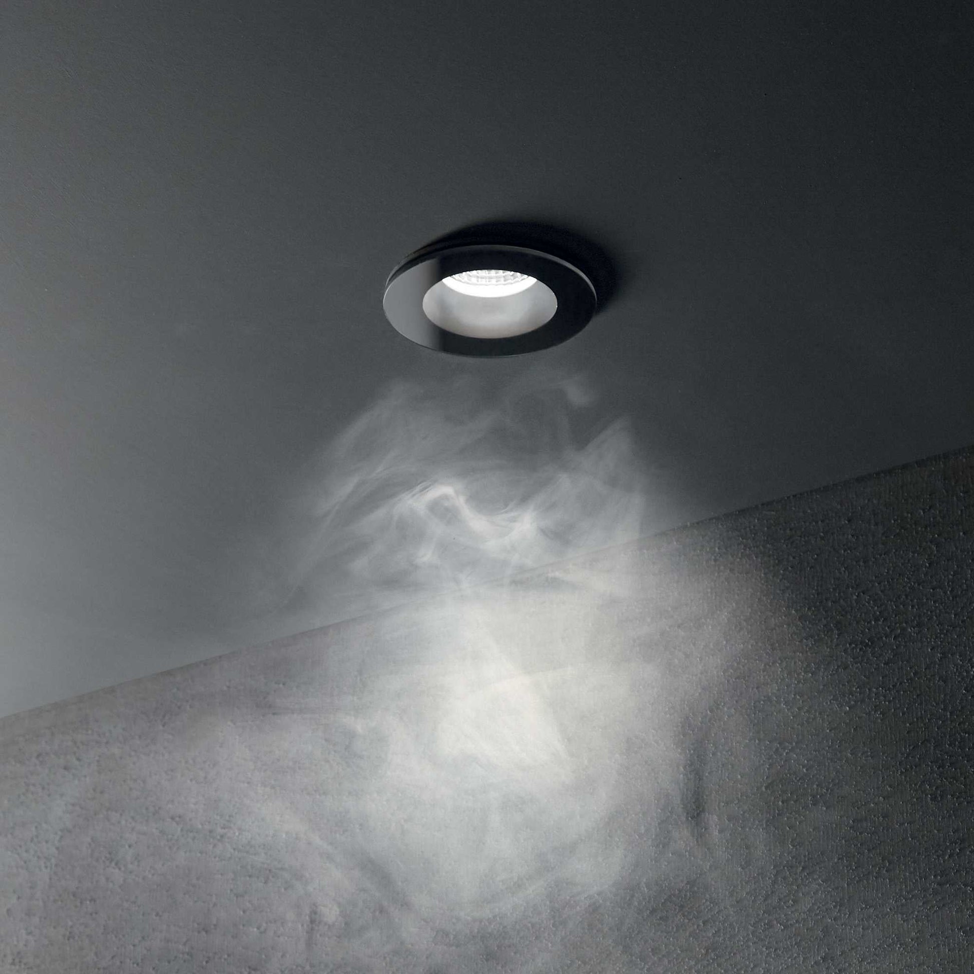 Room Recessed Ceiling Light - Black/White Finish - Cusack Lighting