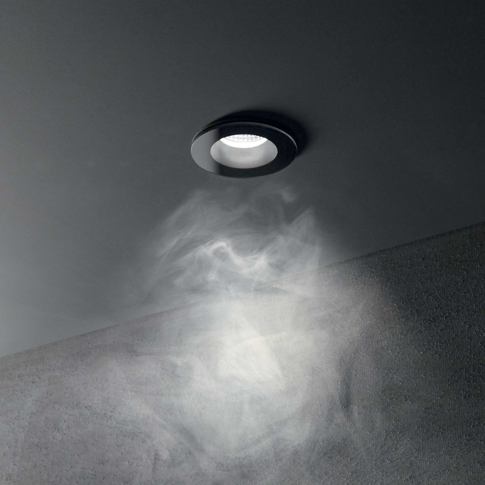 Room Recessed Ceiling Light - Black/White Finish - Cusack Lighting