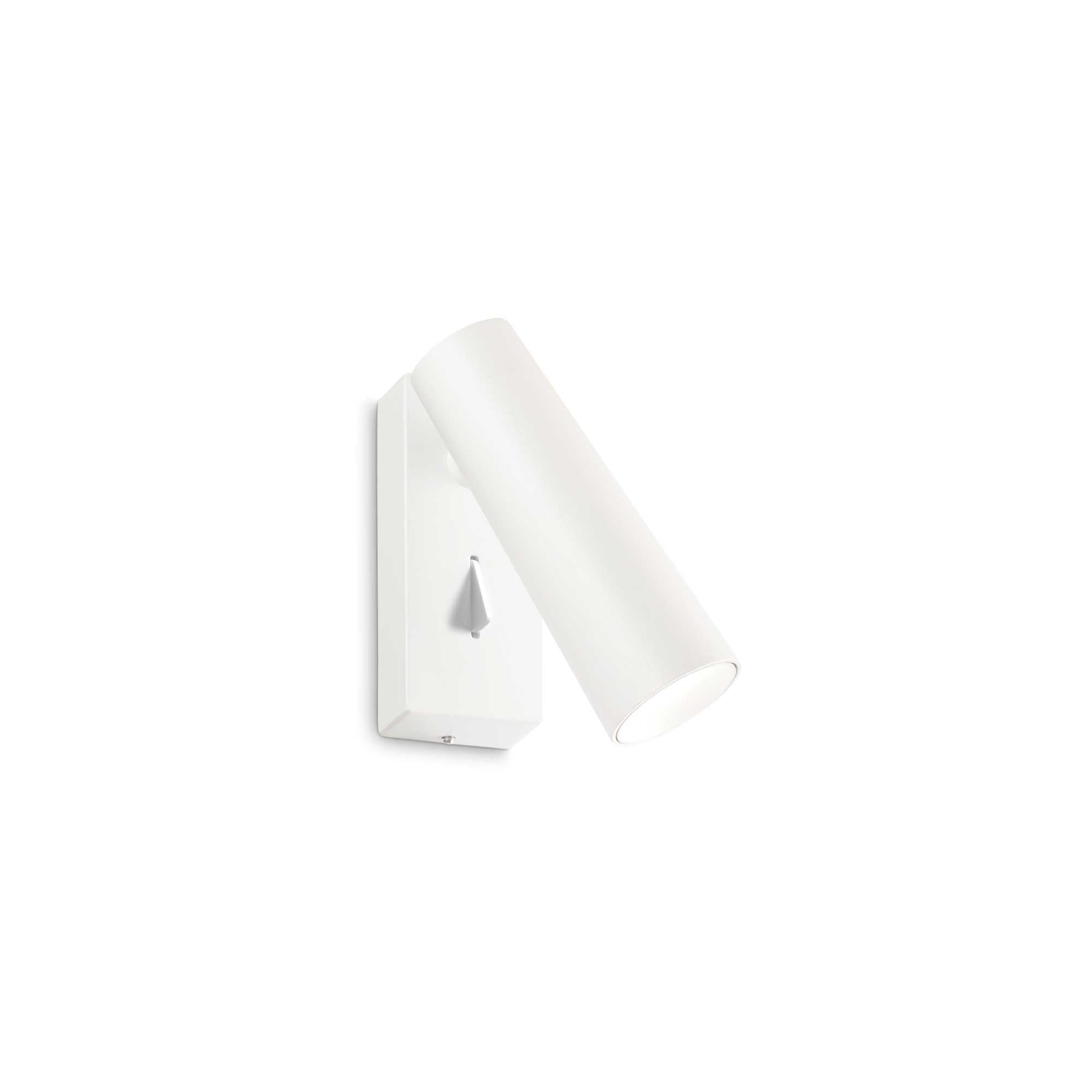 Pipe Wall Light Fitting - White/Black Finish - Cusack Lighting