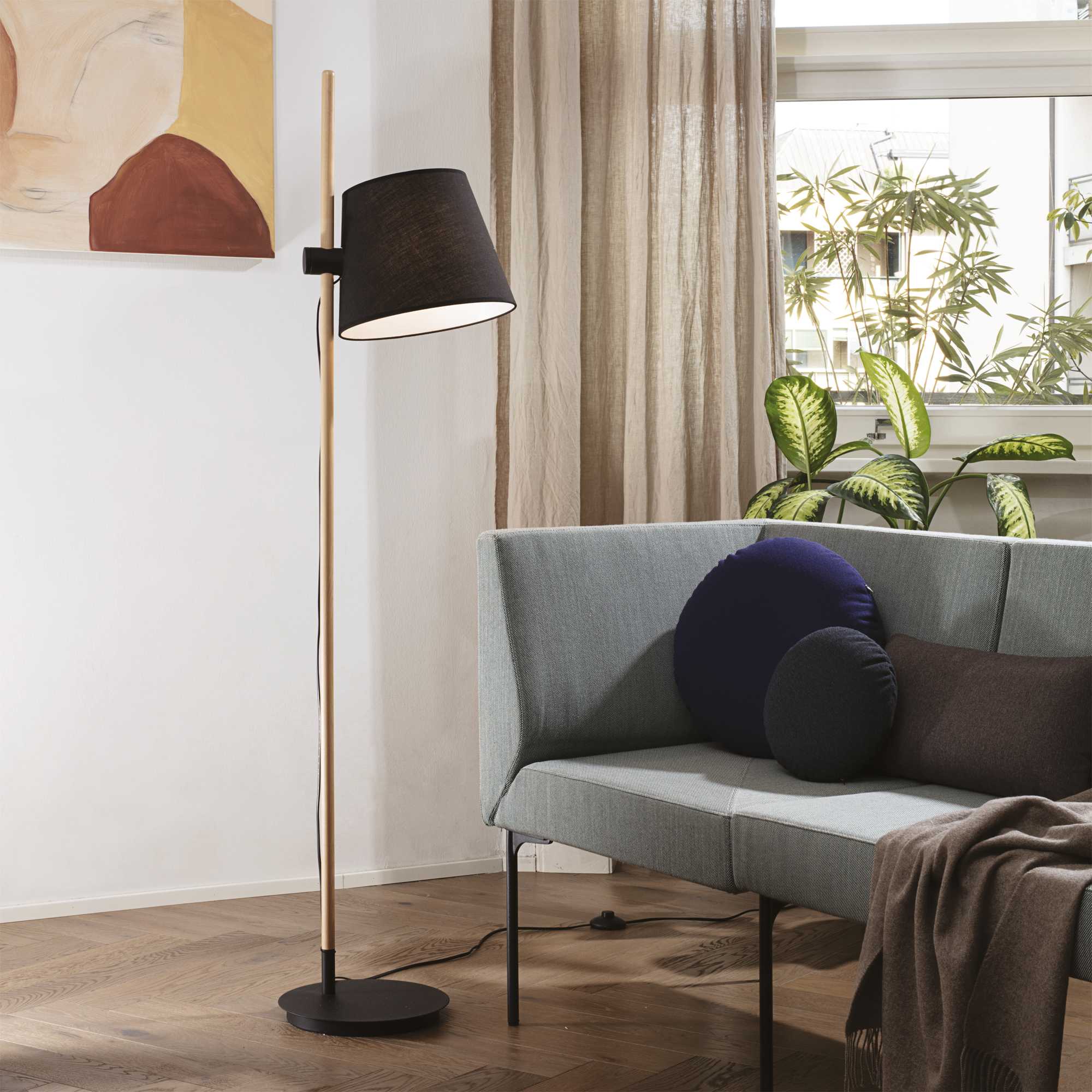 Axel - White/Black Finish - Cusack Lighting