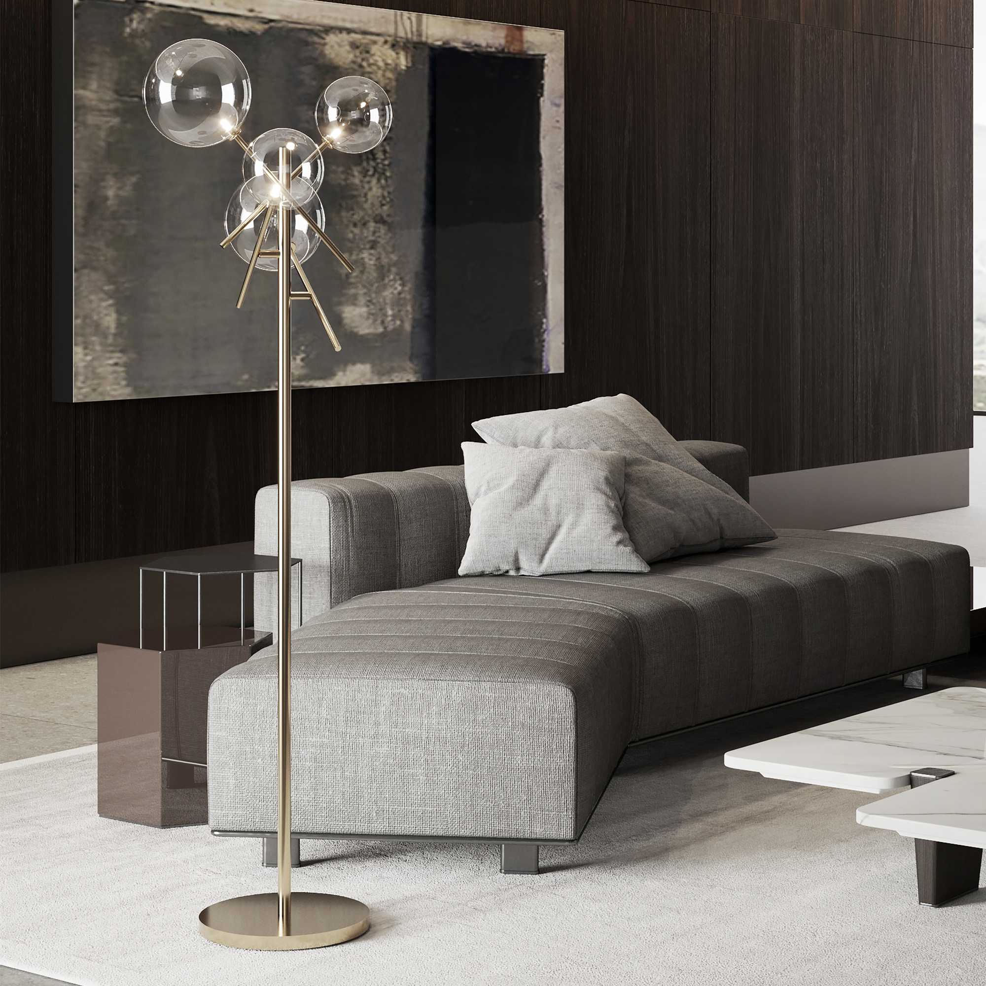 Equinoxe - Chrome/Brass Finish - Cusack Lighting